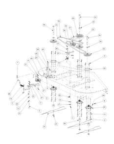Part Location Diagram of 02001495 MTD IDLER ARM ASSEMBLY, DRIVE